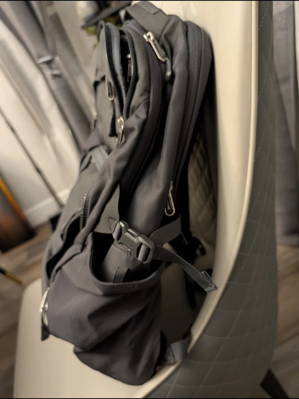The North Face Surge Backpack - Durable Everyday Gray Pack w/ Multiple Pockets